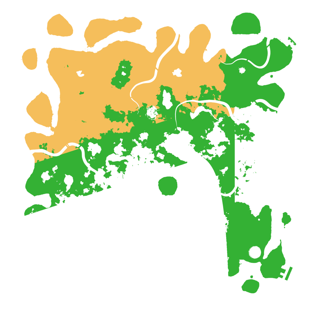 Biome Rust Map: Procedural Map, Size: 4500, Seed: 3827163