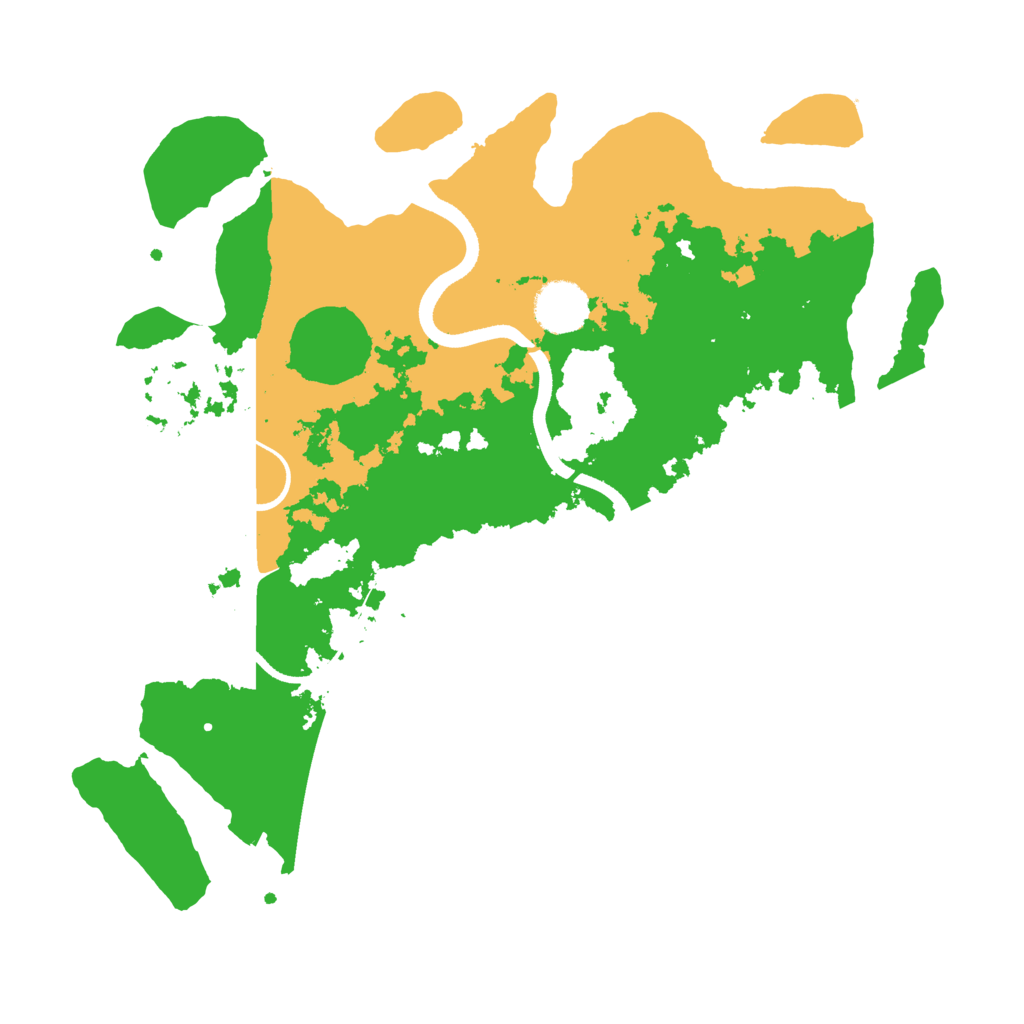 Biome Rust Map: Procedural Map, Size: 3500, Seed: 1418937113