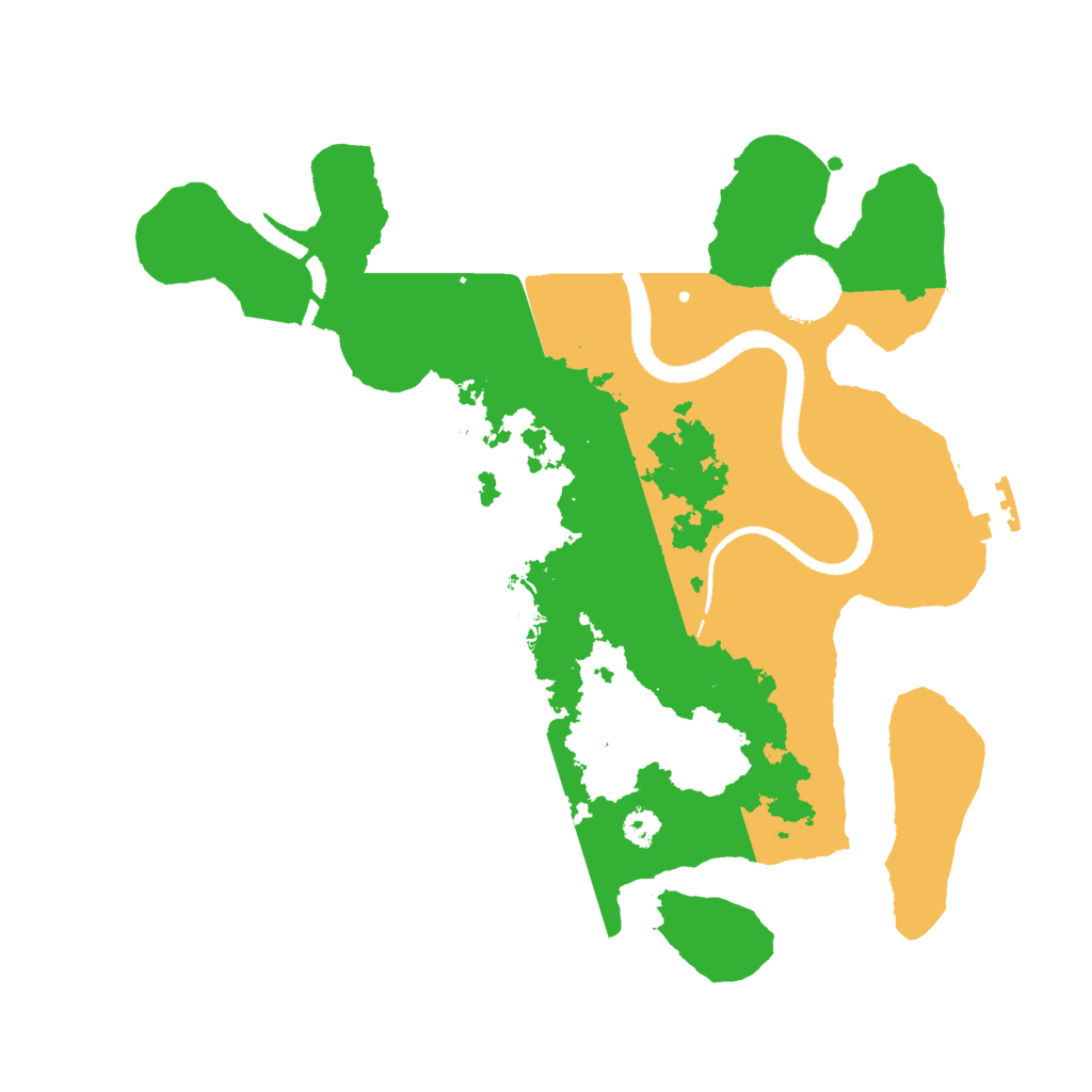 Biome Rust Map: Procedural Map, Size: 3000, Seed: 312567