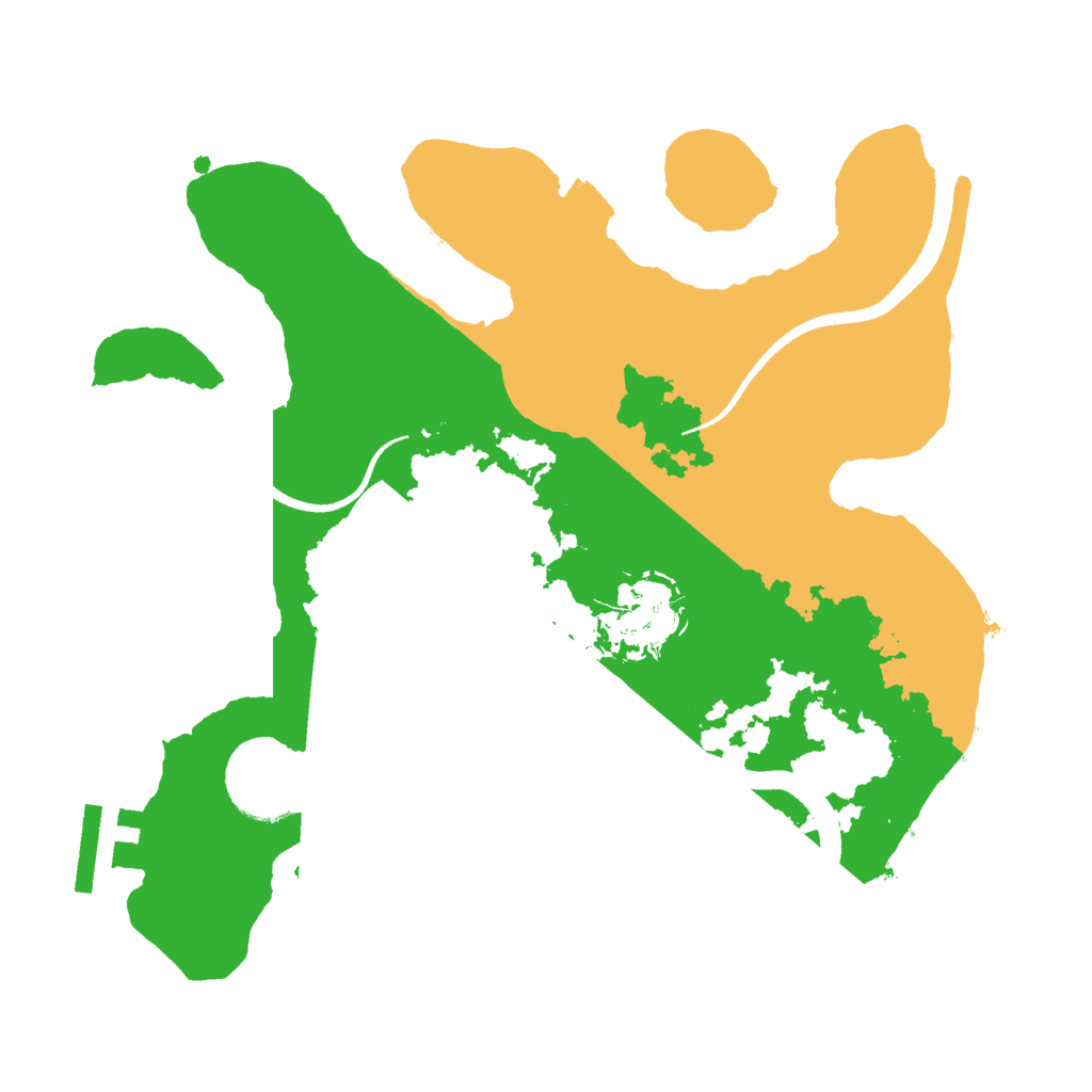 Biome Rust Map: Procedural Map, Size: 2500, Seed: 462451390