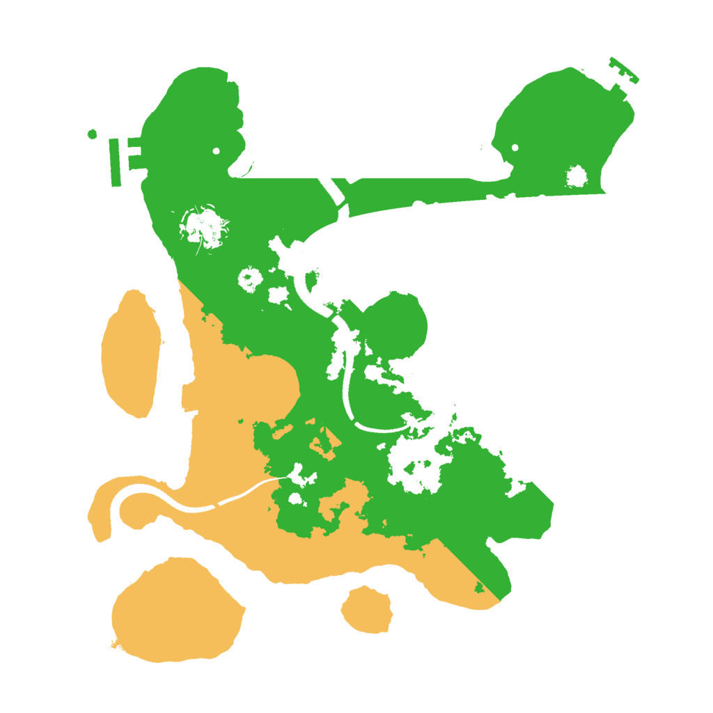 Biome Rust Map: Procedural Map, Size: 3000, Seed: 58989828