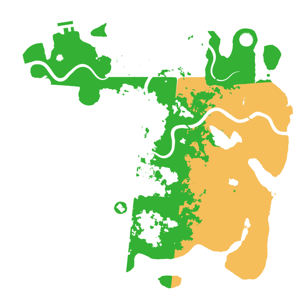 Biome Rust Map: Procedural Map, Size: 4000, Seed: 446647516