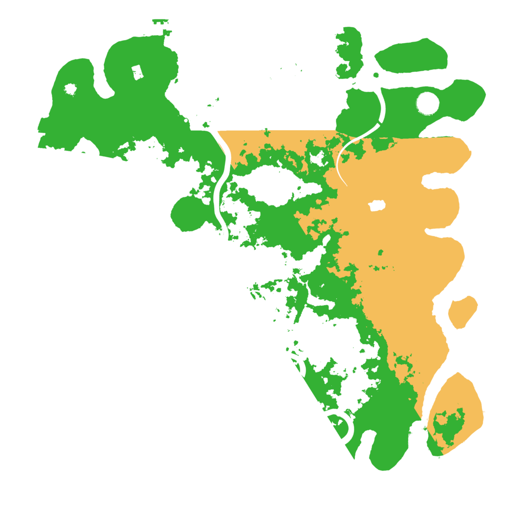 Biome Rust Map: Procedural Map, Size: 4000, Seed: 200099933