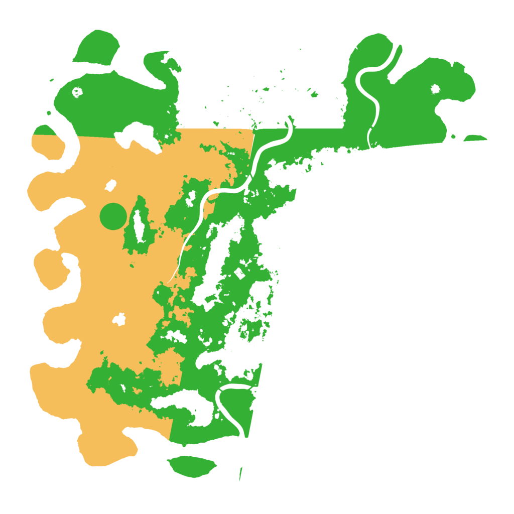 Biome Rust Map: Procedural Map, Size: 5000, Seed: 58105071