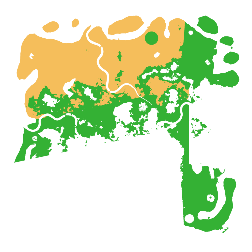Biome Rust Map: Procedural Map, Size: 5000, Seed: 1450775845