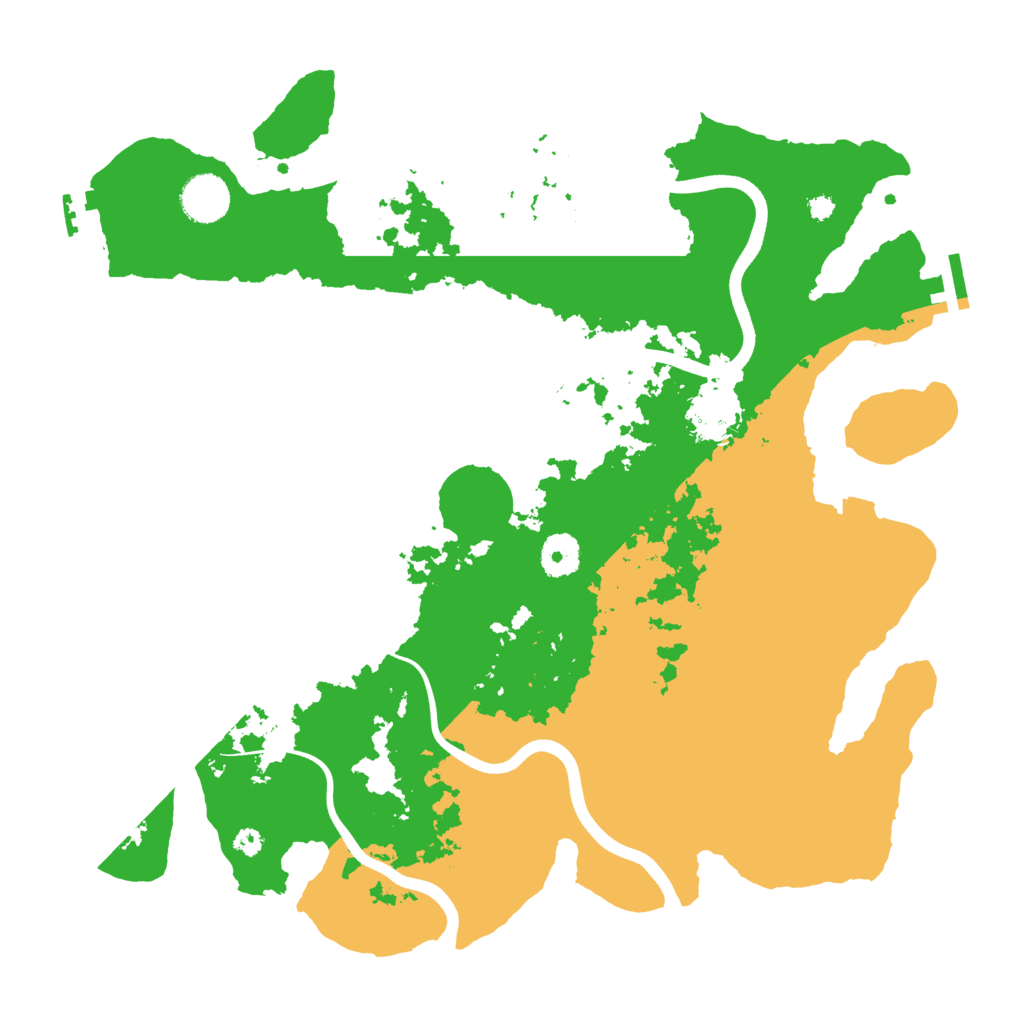 Biome Rust Map: Procedural Map, Size: 3700, Seed: 1706633341