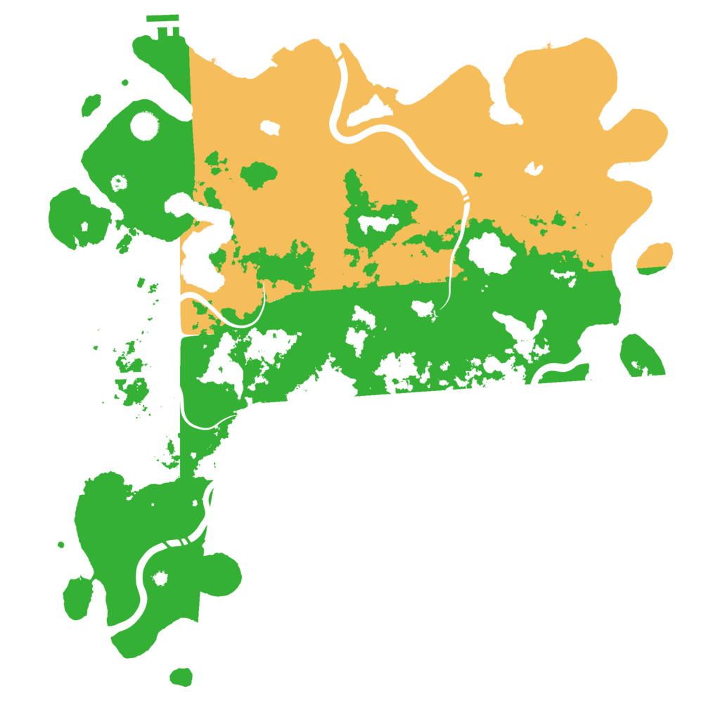 Biome Rust Map: Procedural Map, Size: 4500, Seed: 1160807836