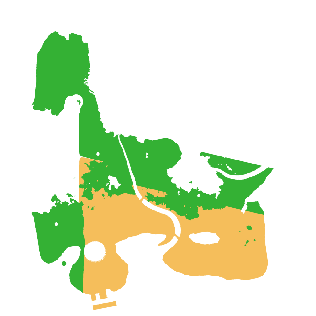 Biome Rust Map: Procedural Map, Size: 2700, Seed: 227140504