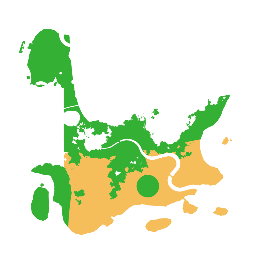 Biome Rust Map: Procedural Map, Size: 3000, Seed: 1168566150