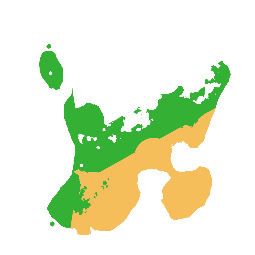 Biome Rust Map: Procedural Map, Size: 2200, Seed: 14420