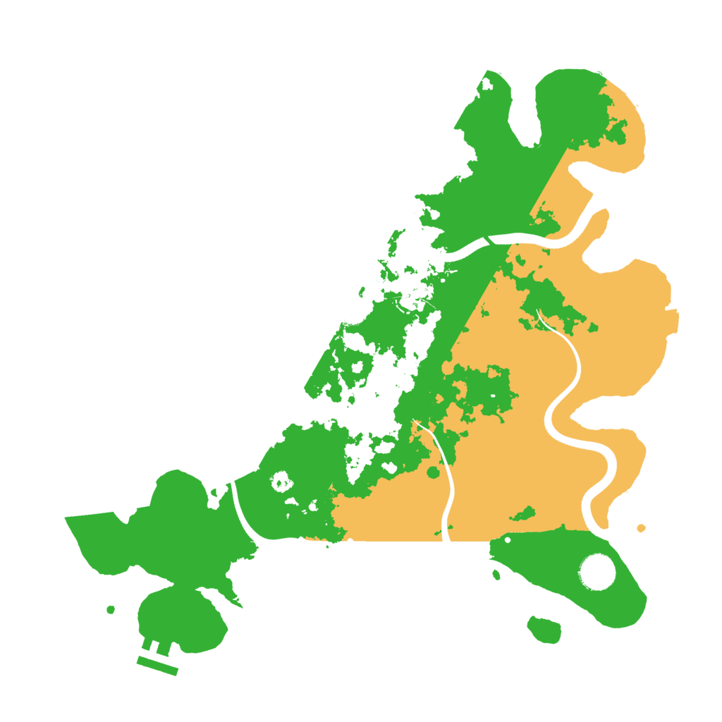 Biome Rust Map: Procedural Map, Size: 3500, Seed: 1291915921