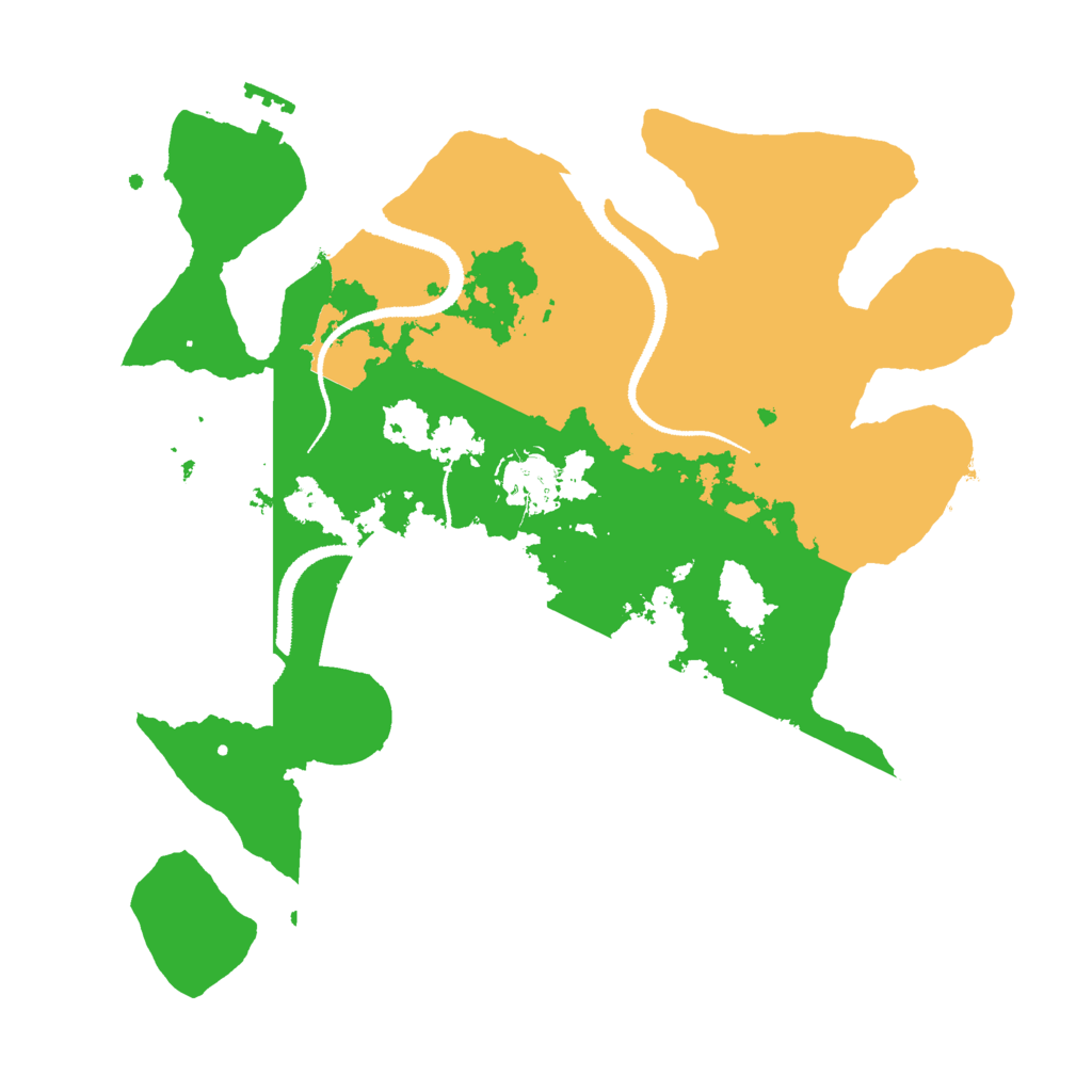 Biome Rust Map: Procedural Map, Size: 3000, Seed: 379524128