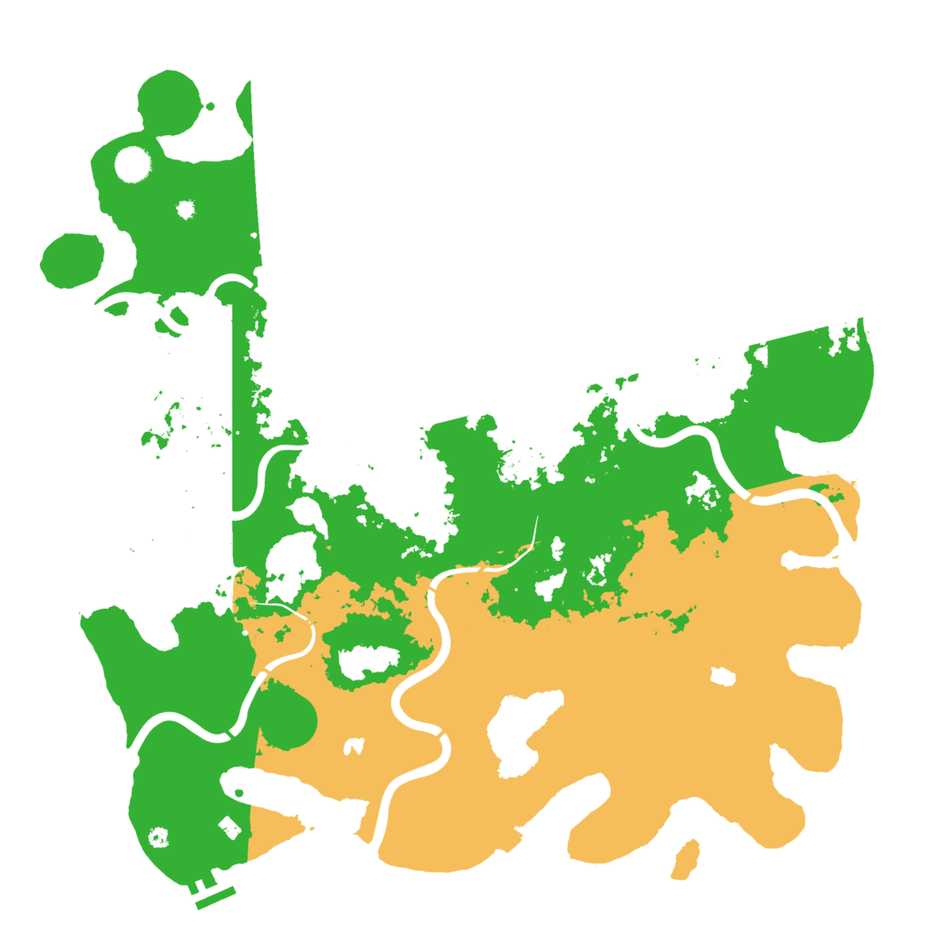 Biome Rust Map: Procedural Map, Size: 4500, Seed: 811640265