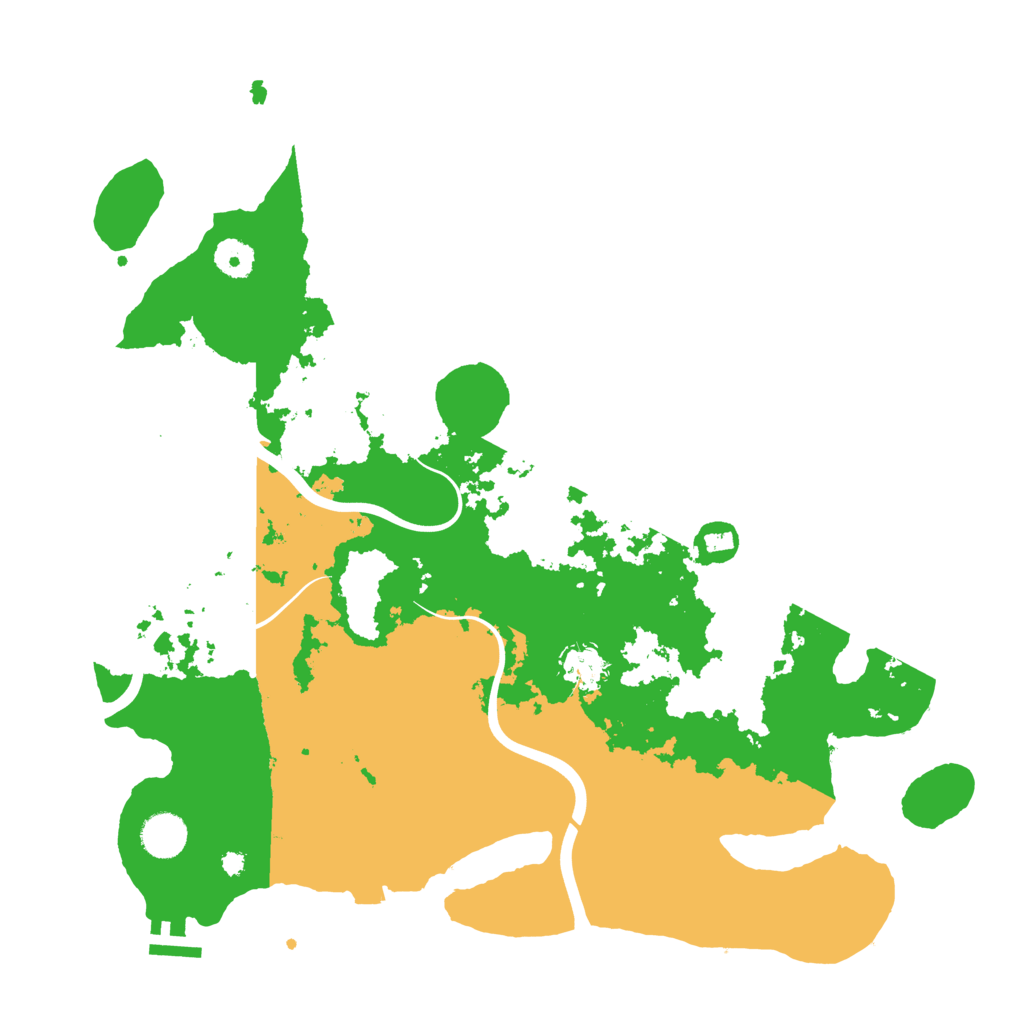 Biome Rust Map: Procedural Map, Size: 3950, Seed: 720000