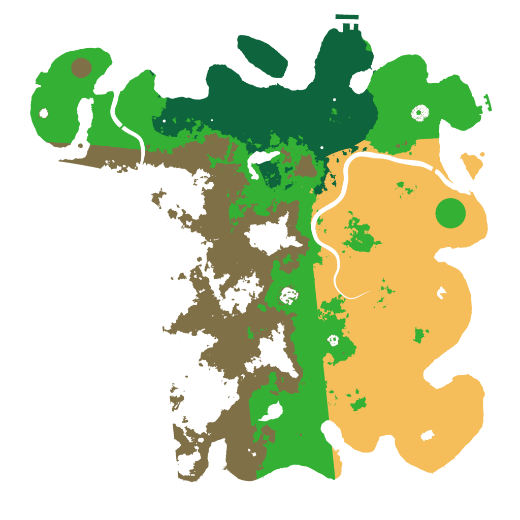 Biome Rust Map: Procedural Map, Size: 4550, Seed: 13241972