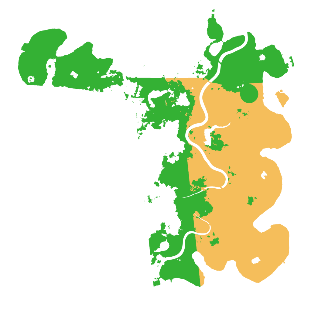 Biome Rust Map: Procedural Map, Size: 4550, Seed: 13241972