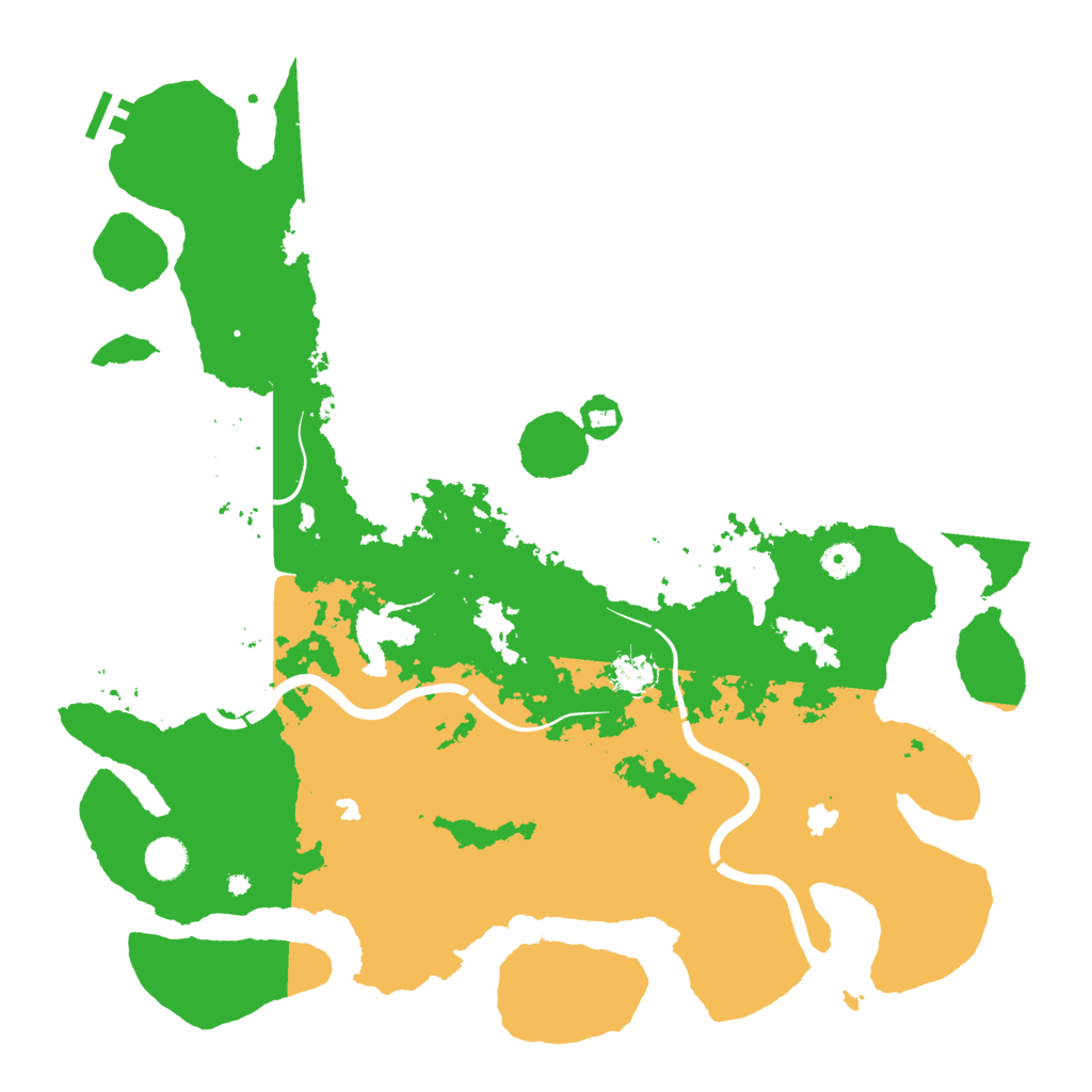 Biome Rust Map: Procedural Map, Size: 4500, Seed: 1208042418