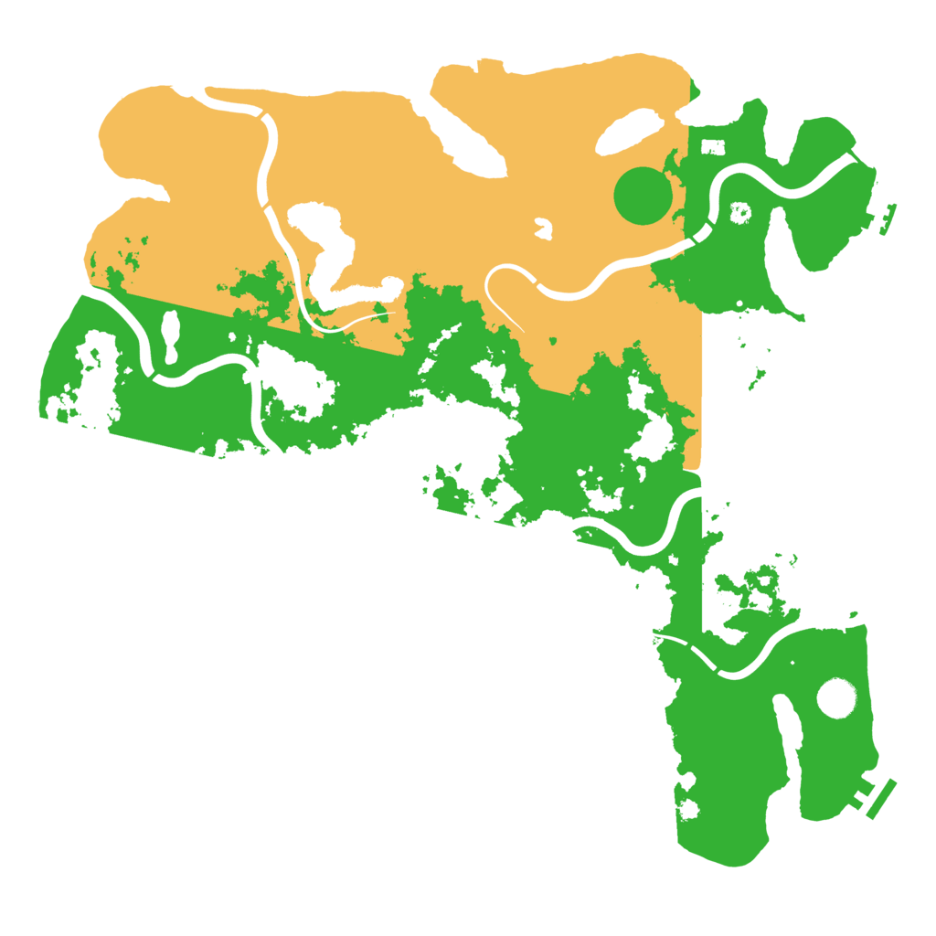 Biome Rust Map: Procedural Map, Size: 4250, Seed: 1303868352
