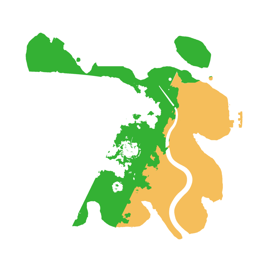 Biome Rust Map: Procedural Map, Size: 2500, Seed: 330