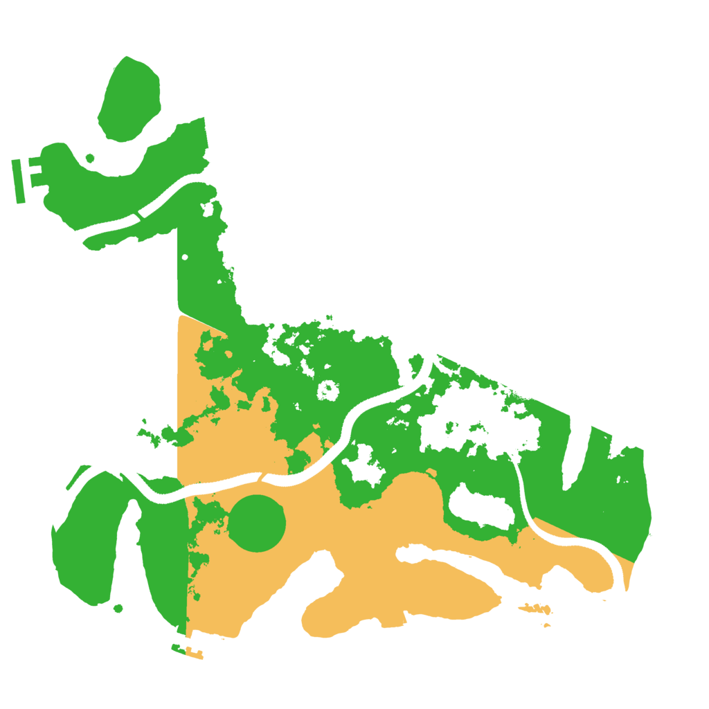 Biome Rust Map: Procedural Map, Size: 3250, Seed: 54620