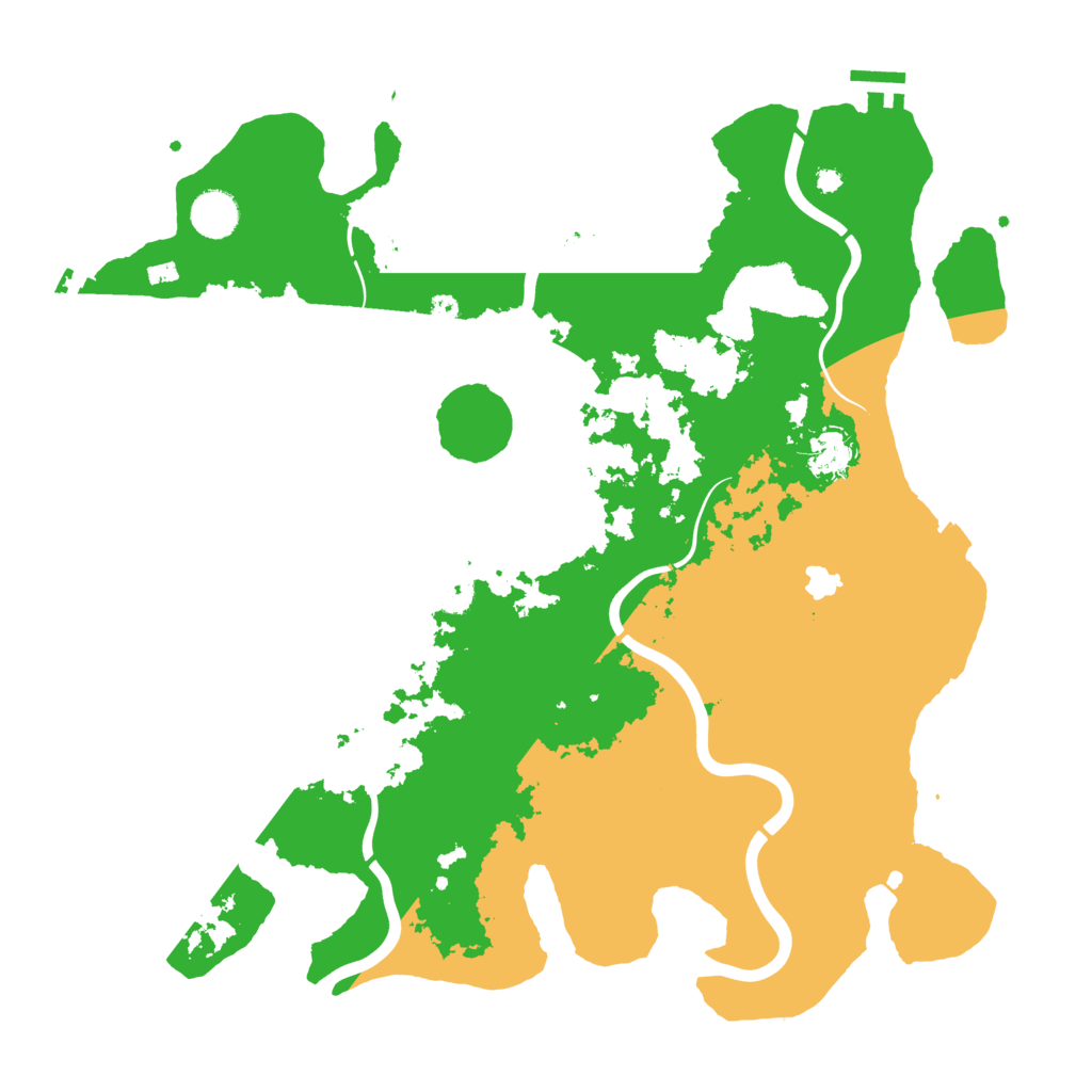 Biome Rust Map: Procedural Map, Size: 4000, Seed: 509977676