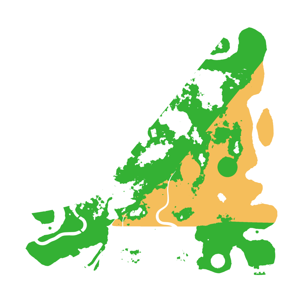 Biome Rust Map: Procedural Map, Size: 4000, Seed: 3110