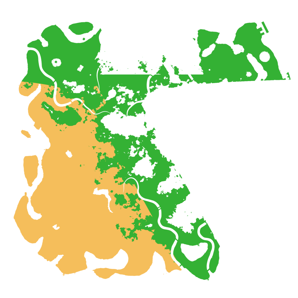 Biome Rust Map: Procedural Map, Size: 5000, Seed: 1865258551