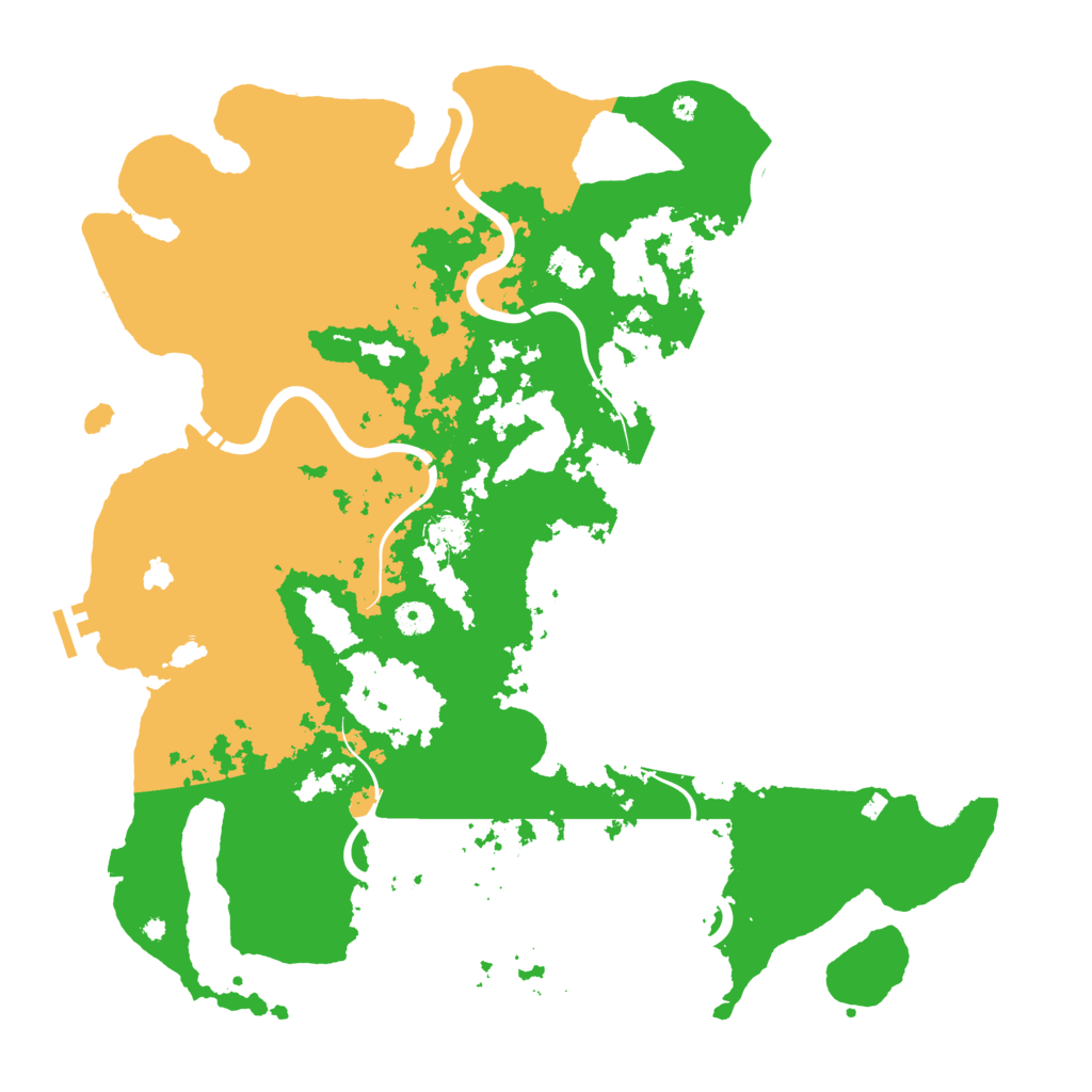 Biome Rust Map: Procedural Map, Size: 4499, Seed: 443344356