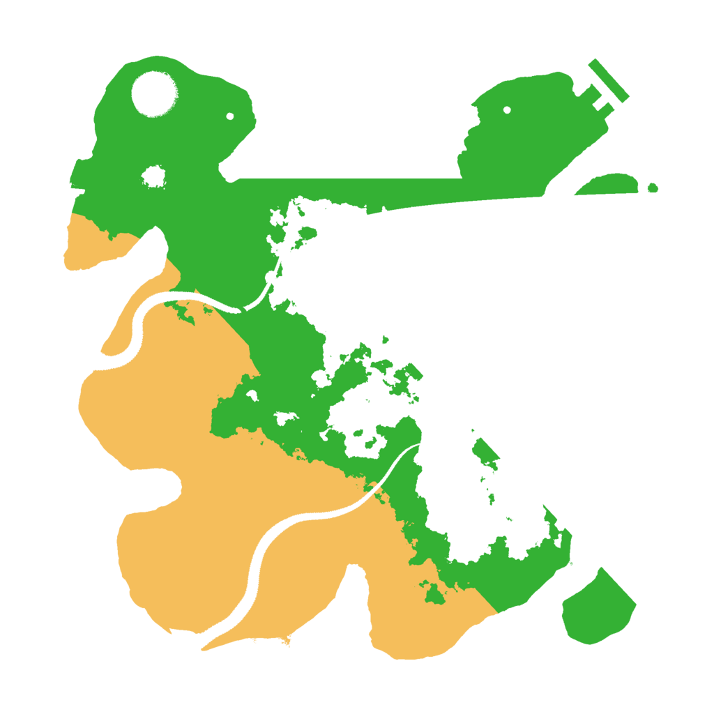 Biome Rust Map: Procedural Map, Size: 2800, Seed: 231442669