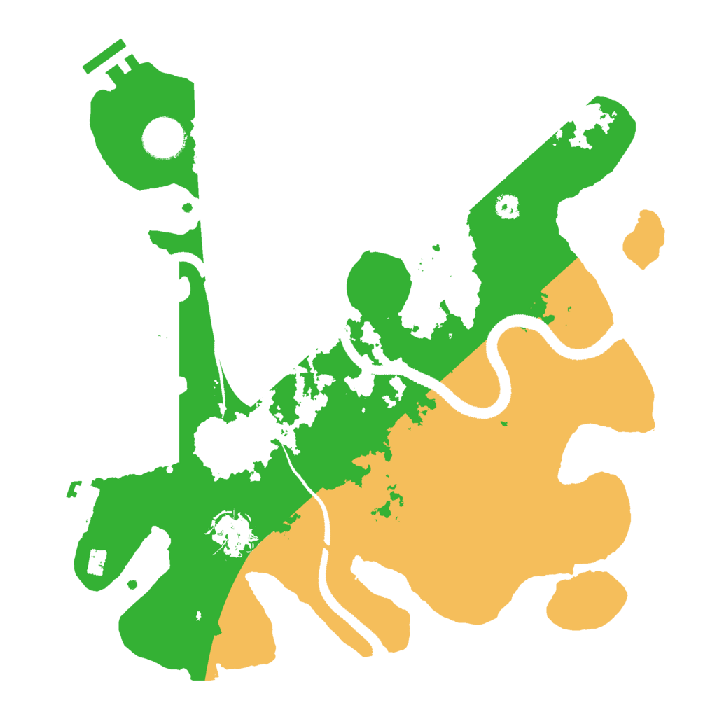 Biome Rust Map: Procedural Map, Size: 3000, Seed: 29731