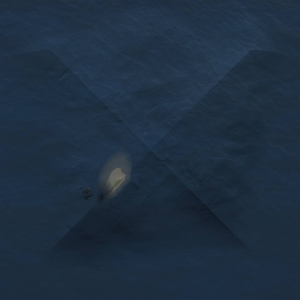 Rust Map: Procedural Map, Size: 1000, Seed: 916, 1 Monuments