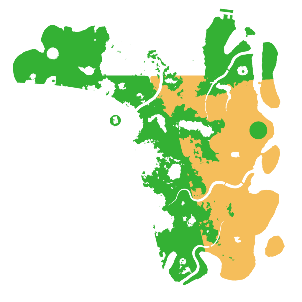Biome Rust Map: Procedural Map, Size: 4500, Seed: 680018148