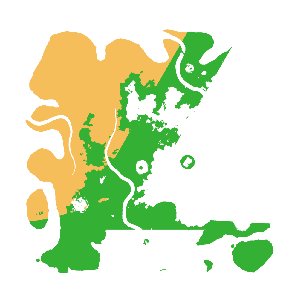 Biome Rust Map: Procedural Map, Size: 3500, Seed: 658365088
