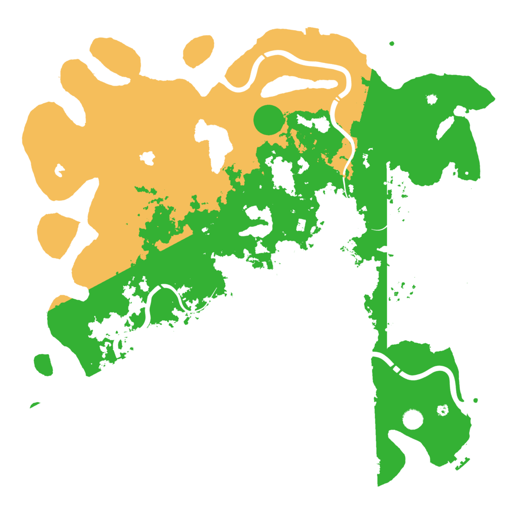 Biome Rust Map: Procedural Map, Size: 4500, Seed: 385761228