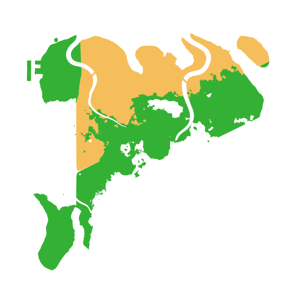 Biome Rust Map: Procedural Map, Size: 3000, Seed: 807