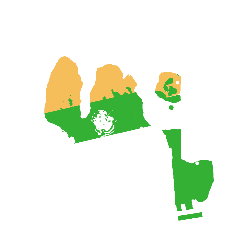 Biome Rust Map: Procedural Map, Size: 2000, Seed: 98985