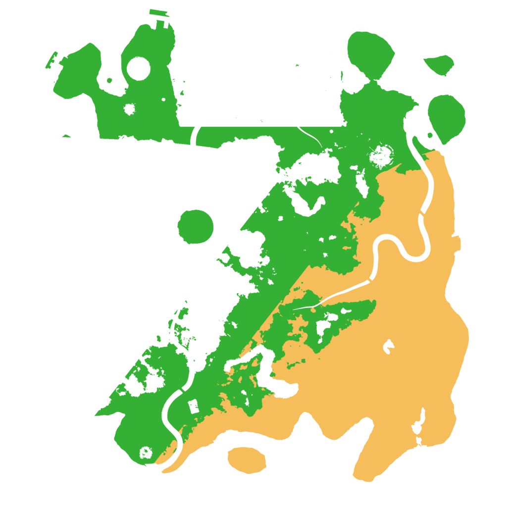 Biome Rust Map: Procedural Map, Size: 4000, Seed: 837567