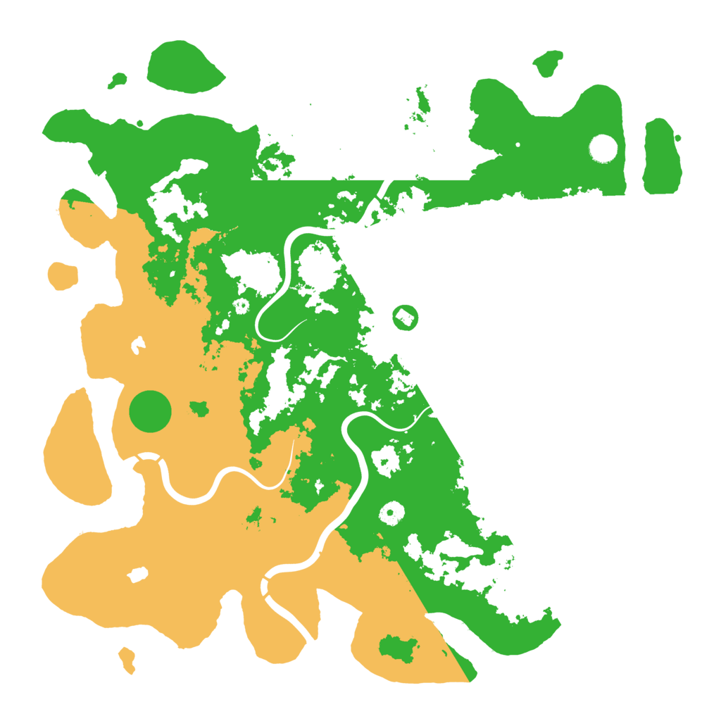 Biome Rust Map: Procedural Map, Size: 4500, Seed: 89717476