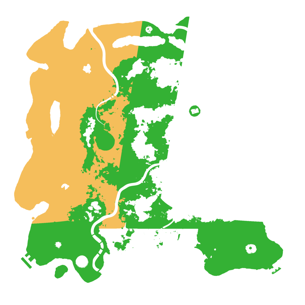Biome Rust Map: Procedural Map, Size: 4500, Seed: 430420088