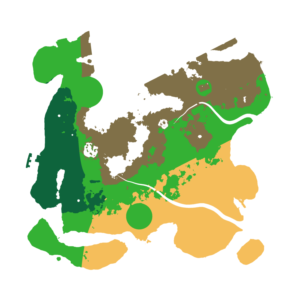 Biome Rust Map: Procedural Map, Size: 3000, Seed: 414422702