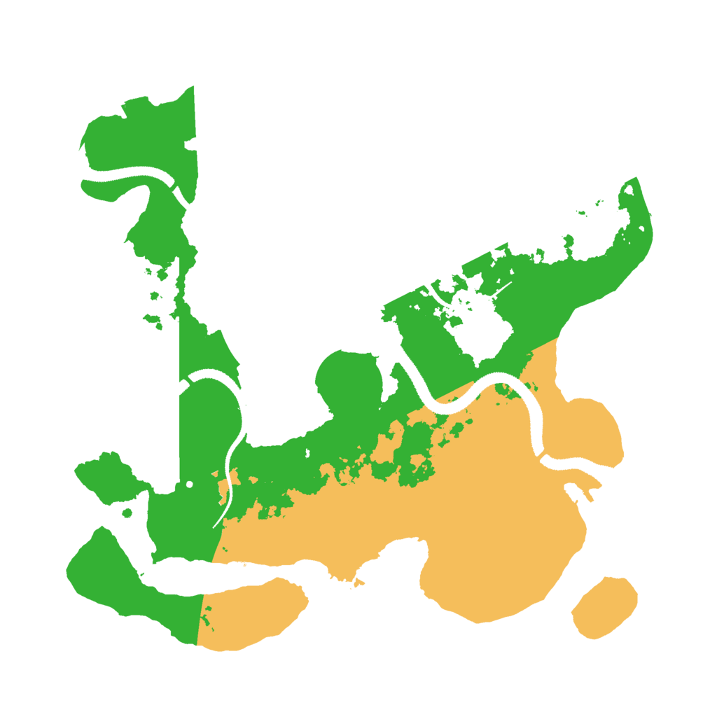 Biome Rust Map: Procedural Map, Size: 3000, Seed: 414422702