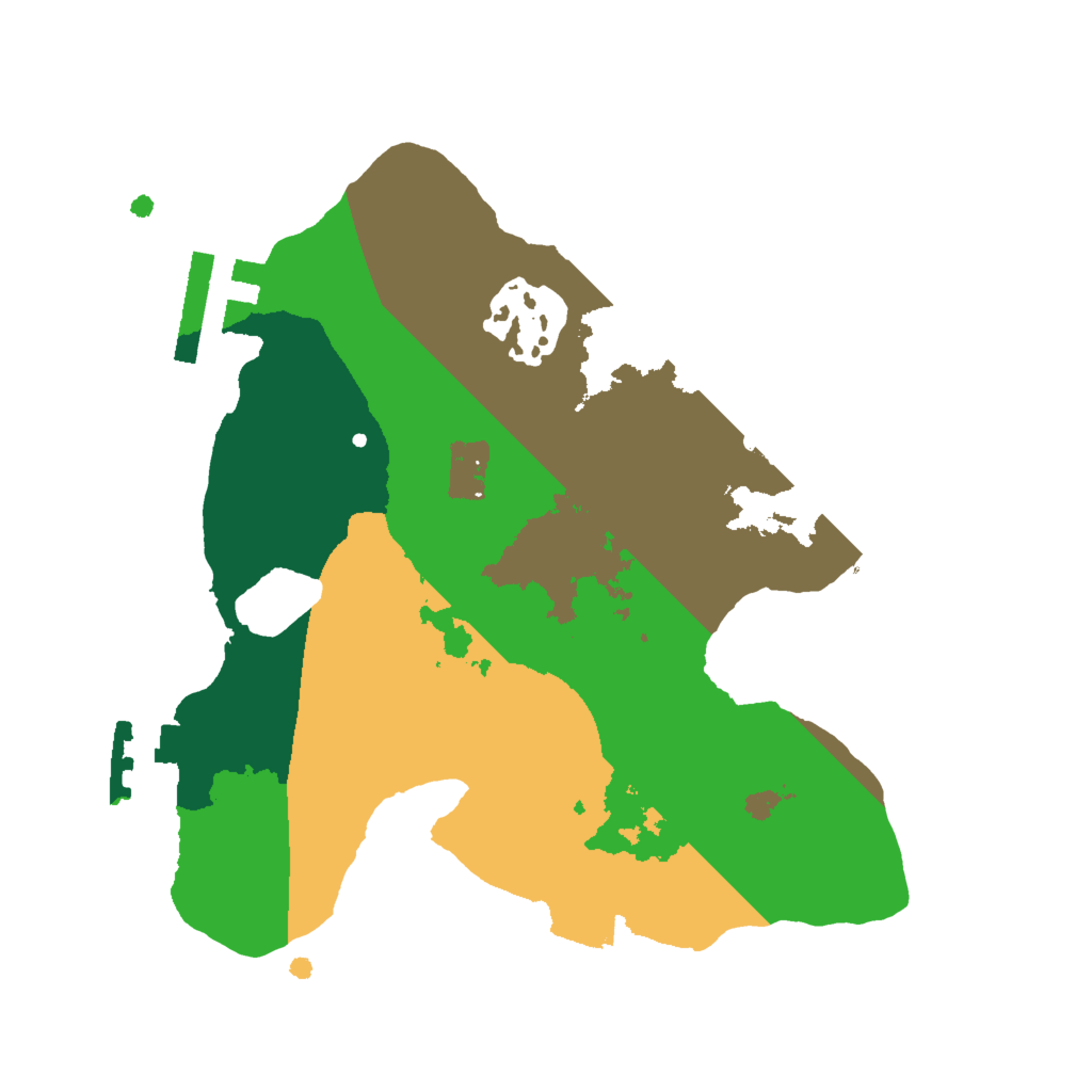 Biome Rust Map: Procedural Map, Size: 2000, Seed: 1300