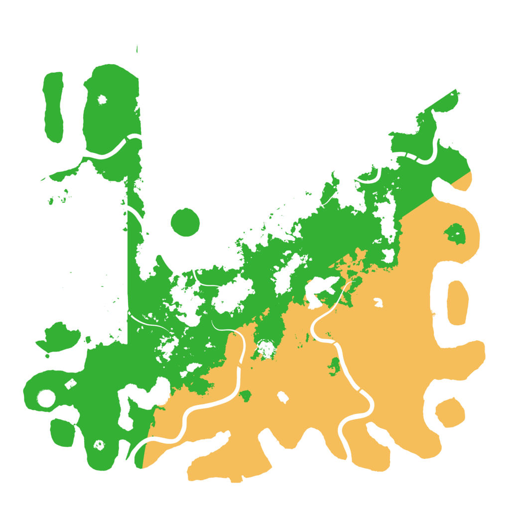 Biome Rust Map: Procedural Map, Size: 5000, Seed: 592587195
