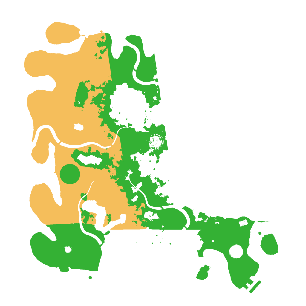 Biome Rust Map: Procedural Map, Size: 4000, Seed: 1247089111