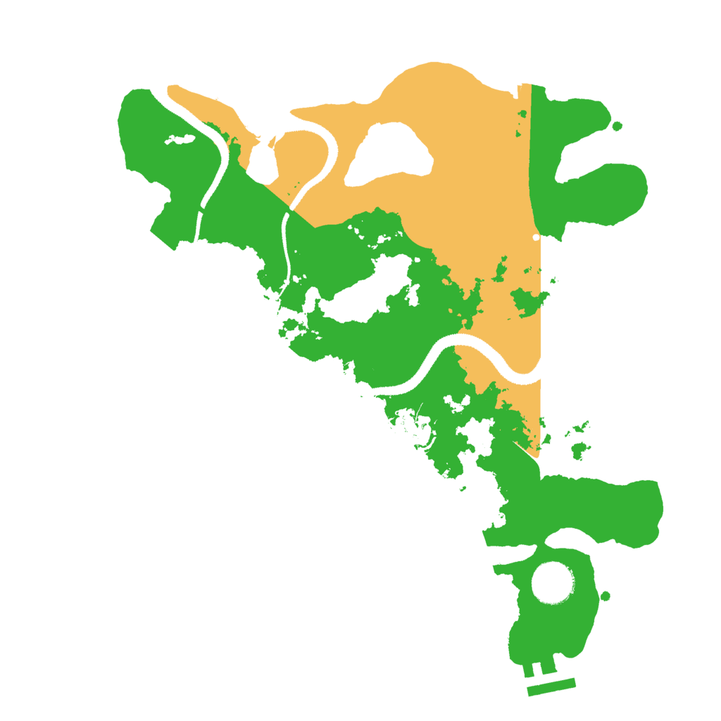 Biome Rust Map: Procedural Map, Size: 3000, Seed: 784278685