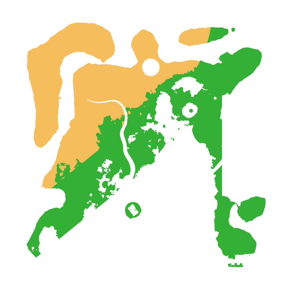 Biome Rust Map: Procedural Map, Size: 3000, Seed: 1229122506