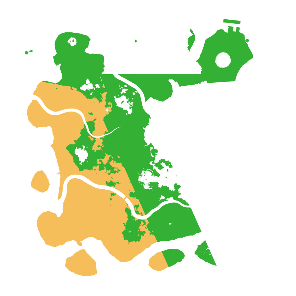Biome Rust Map: Procedural Map, Size: 3496, Seed: 1342292772