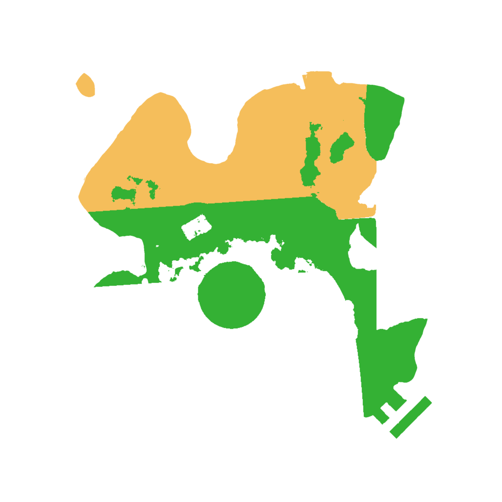 Biome Rust Map: Procedural Map, Size: 2000, Seed: 1651410222