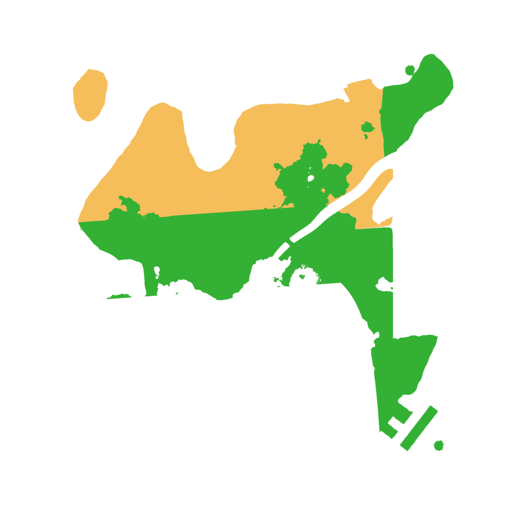 Biome Rust Map: Procedural Map, Size: 2100, Seed: 1651410222