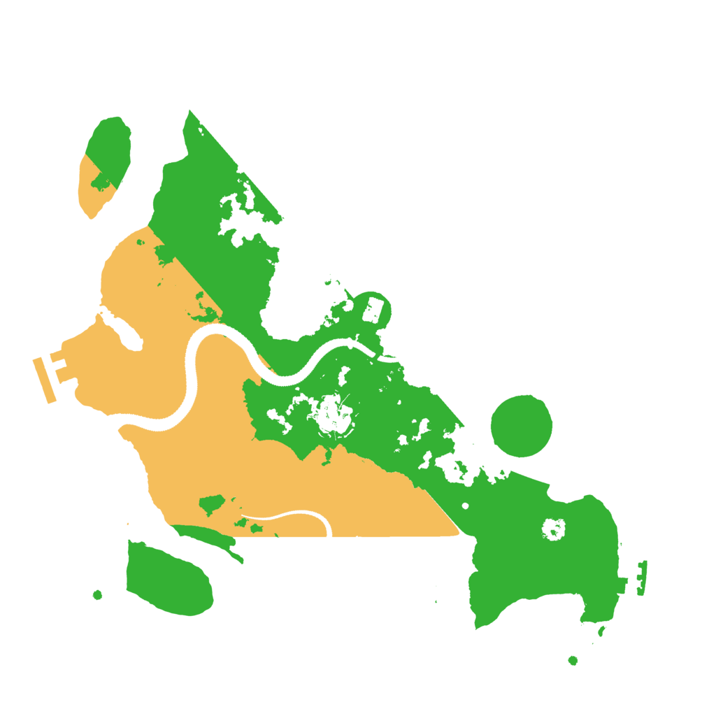 Biome Rust Map: Procedural Map, Size: 3100, Seed: 107910791